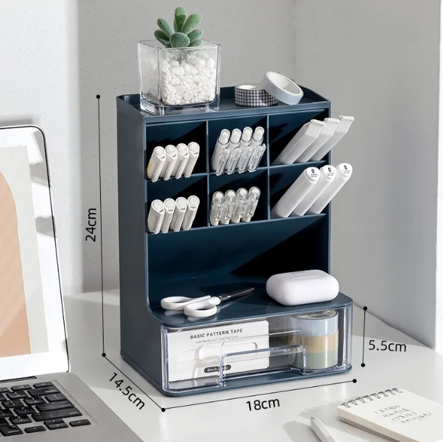 Minimalistischer Schreibtisch-Organizer mit Schubladen