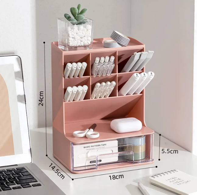 Minimalistischer Schreibtisch-Organizer mit Schubladen