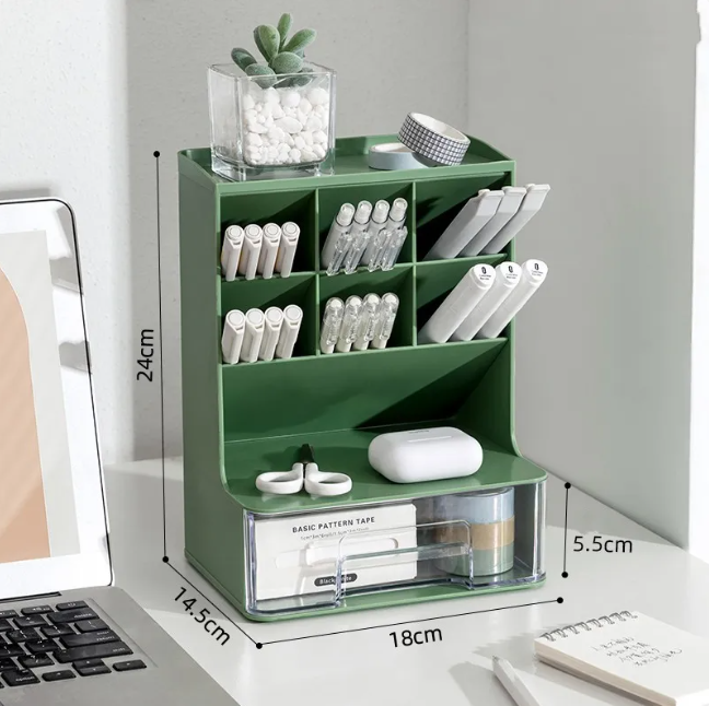 Minimalistischer Schreibtisch-Organizer mit Schubladen