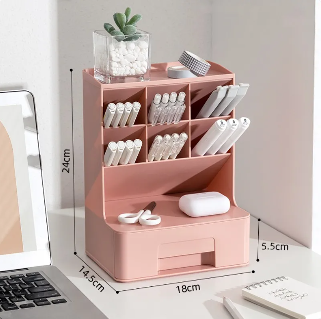 Minimalistischer Schreibtisch-Organizer mit Schubladen