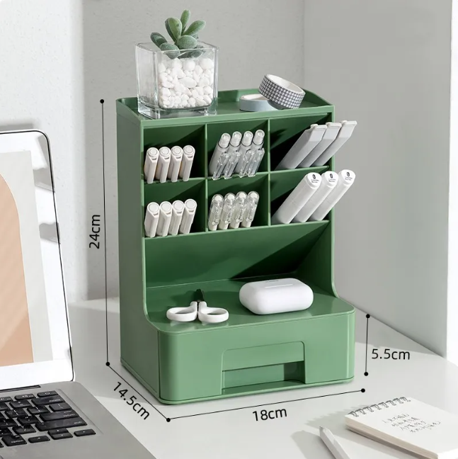 Minimalistischer Schreibtisch-Organizer mit Schubladen